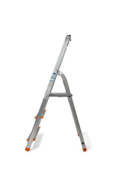 Стремянка алюминиевая Меткас ALD3-125, односторонняя, 3 ступени, 125 кг, 1.21 м 1388 фото