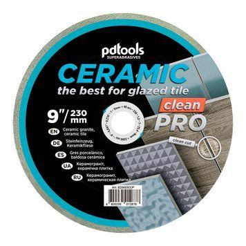 Круг алмазний вiдрiзний 1A1R 230 СERAMIC CLEAN PRO для стаціонарного обладнання 820603CCP фото