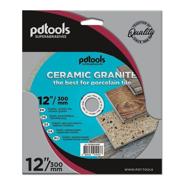 Круг алмазний вiдрiзний СERAMIC GRANITE 1A1R 300 для стаціонарного обладнання 820401CRMG фото