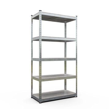 Стеллаж Бюджет ОС 2000х1000х600 Меткас, 150 кг/полку, 5 полок, Сталь, оцинкованный, металлический 1416 фото