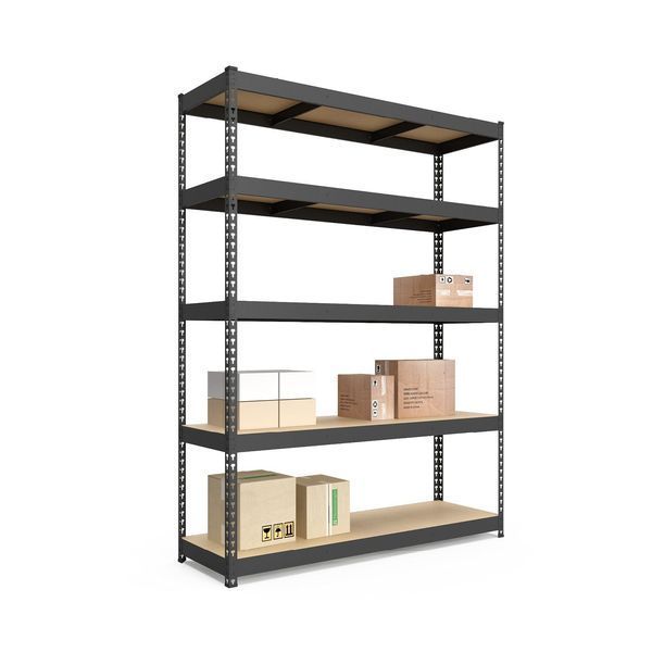 Стеллаж Титан КД 2160х1800х800 Меткас, 250 кг/полку, 5 полок, ДСП, крашенный, металлический 1082 фото